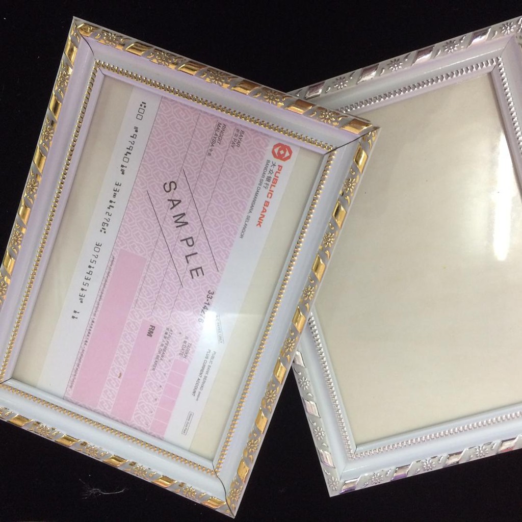 ️ !!!! กรอบ Gambar (Bingkai Gold/Silver) WFM888 GL/SIL