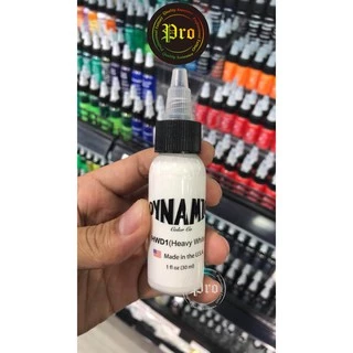 สีสักแท้ DYNAMIC BLACK สีไดนามิค ขนาด 8 ออนซ์ ขน่าด 1 ออนซ์
