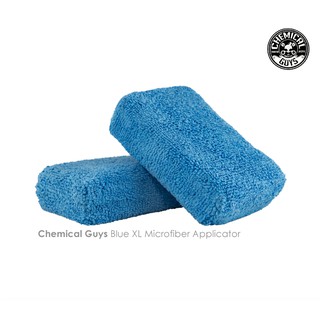 Chemical Guys Blue Microfiber Applicators (ขนาด XL) (แพค 2 ชิ้น)