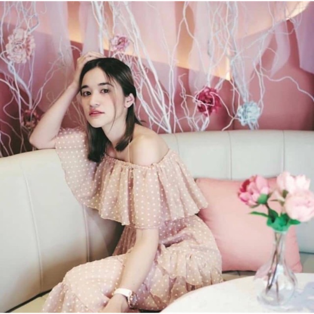 🍔NEW FASHION CELEB DRESS🍔CREAMNUDE🍔