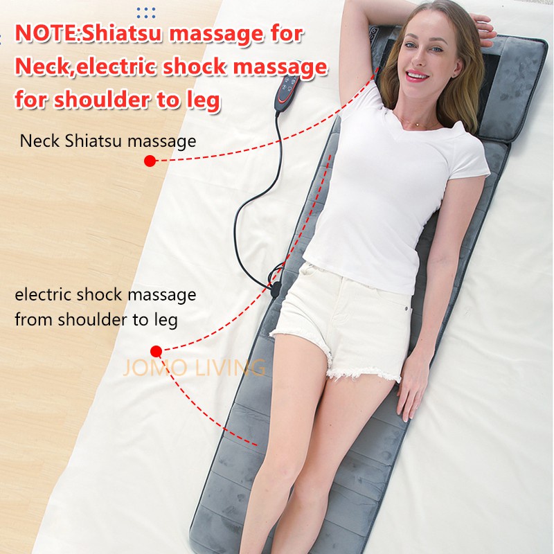 FULL BODY Massage Mat MultiFunctional Electric Shiatsu Heating Massage