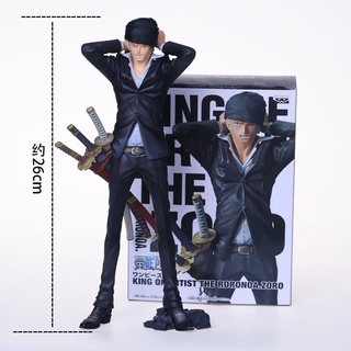 โมเดลตุ๊กตา One Piece Zoro ฟิกเกอร์วันพีซ โมเดลวันพีช KOA Zoro โรโรโนอา โซโล 25 ซม