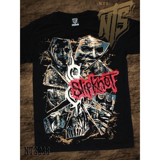 NTS 238 Slipknot ROCK เสื้อยืด เสื้อวง เสื้อดำ สกรีนลายอย่างดี ผ้าหนานุ่ม ไม่หดไม่ย้วย NTS T SHIRT S M L XL XXL