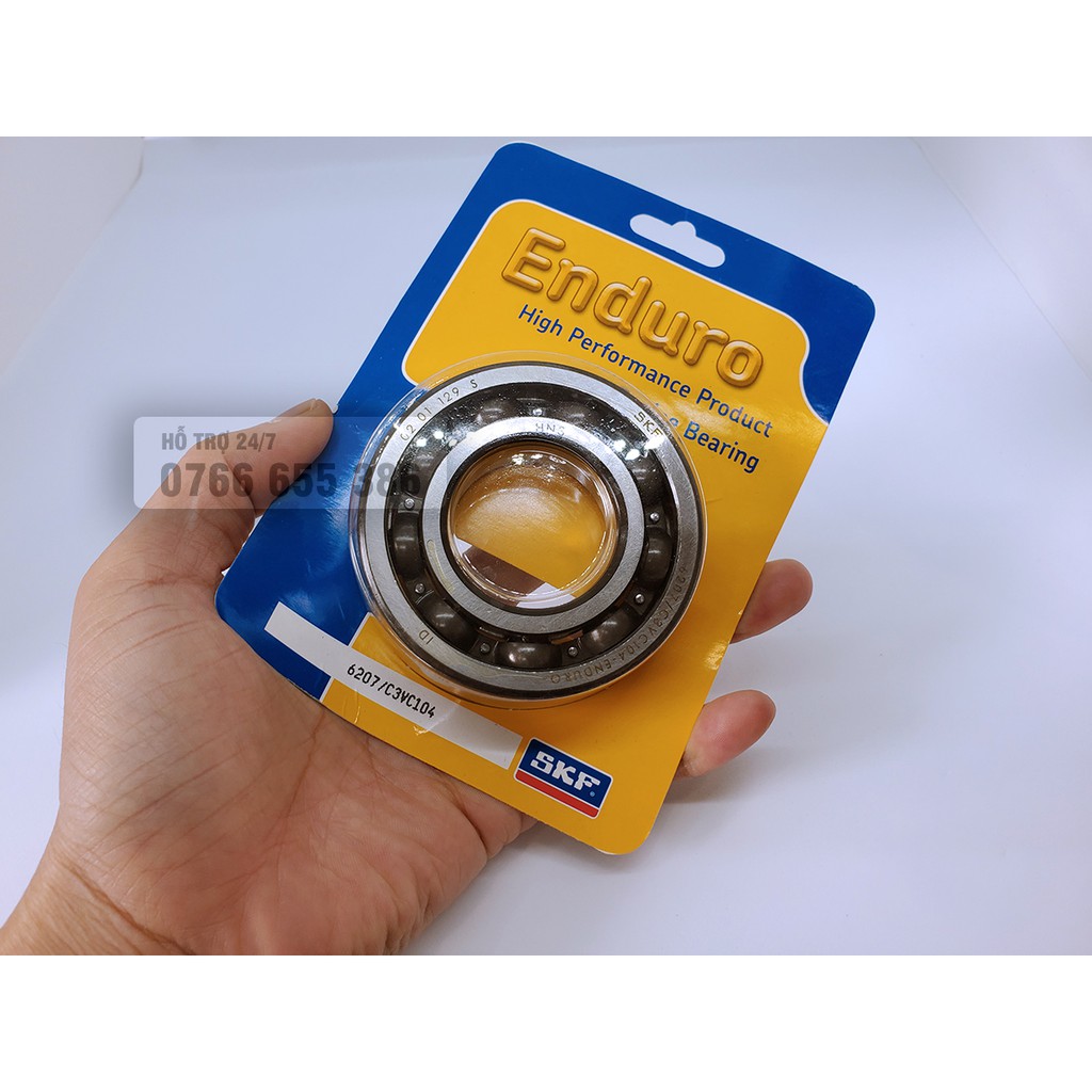 SKF Enduro 6207/C3VC104 แบริ่ง - สําหรับรถจักรยานยนต์