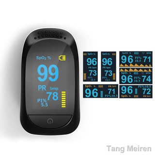 คลิปนิ้ว oximeter เครื่องวัดความอิ่มตัวของออกซิเจนเครื่องวัดอัตราการเต้นของหัวใจการตรวจจับอัตราการเต้นของหัวใจปลายนิ้วผู