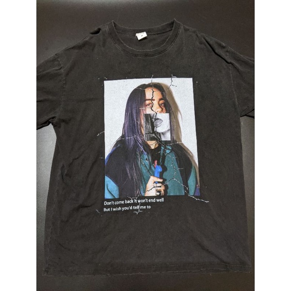 เสื้อ billie eilish มือสอง แท้แบรนด์ Homeboy เสื้อทรง Oversize