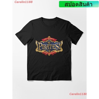 2022 Sid Meiers Pirates! Logo T-Shirt เสื้อยืด ดพิมพ์ลาย ดผ้าเด้ง คอกลม cotton แฟชั่น discount Unisex