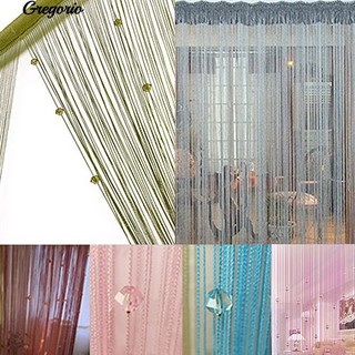 Gregorio ราวผ้าม่าน 1x2m ประดับลูกไม้ตกแต่งหน้าต่าง DIY Tassel Divider Drape