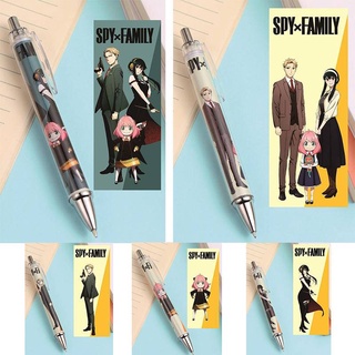 ปากกาลูกลื่น ลายการ์ตูนอนิเมะ SPY×FAMILY Loid Forger Anya Forger Yor Forger ขนาด 0.7 มม. เครื่องเขียน สํานักงาน โรงเรียน ปากกาลูกลื่น ของขวัญสําหรับเด็ก