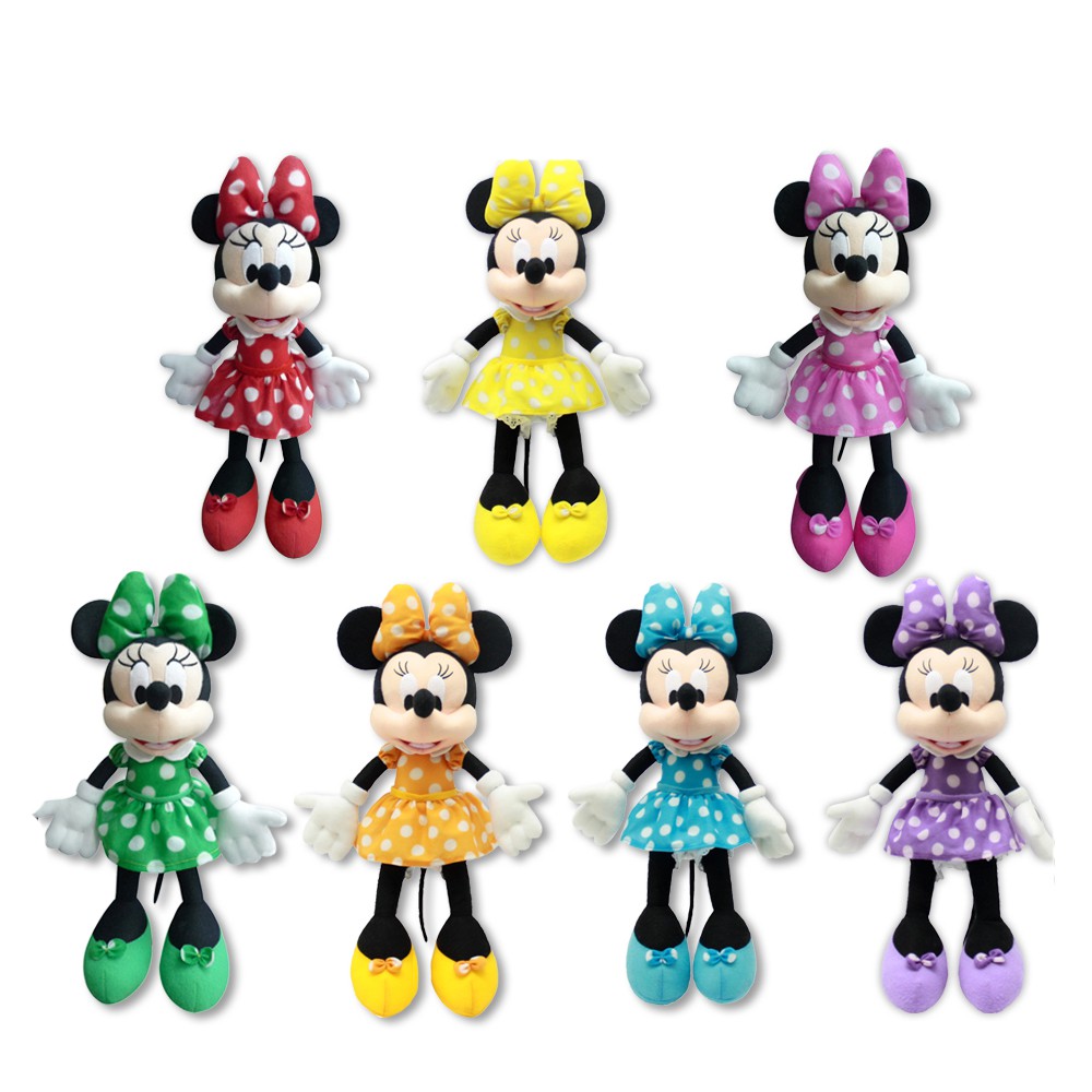 Disney ต กตาม นน เม าส Minnie Mouse 20 น ว Happy Day 7 ส ตามว นเก ด ส นค าล ขส ทธ แท จากโรงงานผ ผล ตโดยตรง Shopee Thailand