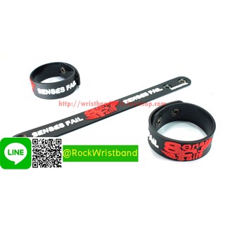 Senses Fail ขายริสแบนด์  SFL323NB Wristband สายรัดข้อมือวงร็อค