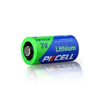 PKCELL ถ่านขนาดCR123A Lithium 3V แพค1ก้อน