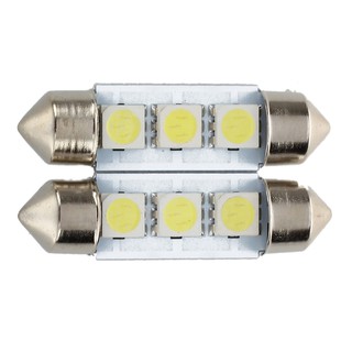 หลอดไฟซีนอน ไฟ LED 3ดวง 5W SMD 5050 36มม.สำหรับรถยนต์