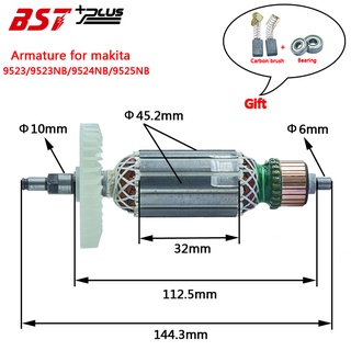 อะไหล่อาร์เมเจอร์ AC220V-240V แบบเปลี่ยน สําหรับ Armature 9523 9523NB 9524NB 9525NB