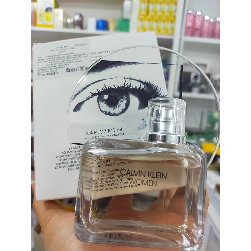 น้ำหอม 100ml ของแท้ ฉลากไทย Calvin Klein Women รูปดวงตา สัมผัสกลิ่นหอม น้ำหอมแบรนด์ เอกลักษณ์อันโดดเด่น ผู้หญิงยุคใหม่