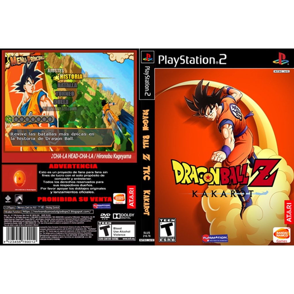 แผ่นเกมส์ PS2 Dragon Ball Z TKC3 Kakarot Alpha (MOD) คุณภาพ ส่งไว (DVD)