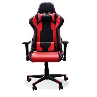 เก้าอี้เล่นเกม เก้าอี้เกมมิ่ง Gaming Chair ปรับความสูงได้ ปรับที่วางแขนได้ ปรับเอนได้ 180 องศา สีดำแดง Homehuk