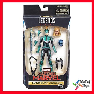 Marvel Legends 6" Captain Marvel Starforce  figure มาร์เวล เลเจนด์ กัปตันมาร์เวล สตาร์ฟอร์ซ 6 นิ้ว​ ฟิกเกอร์