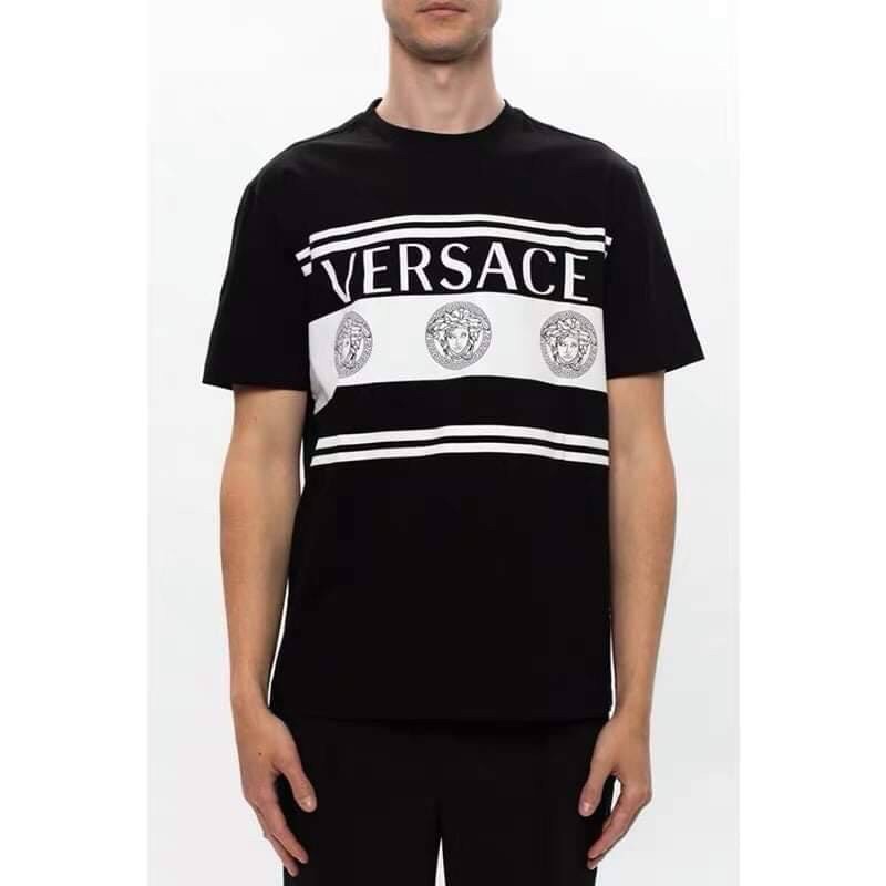 versace เสื้อยืดแขนสั้น