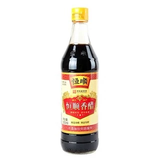 น้ำส้มสายชูดำอาหารจีน เปรี้ยวหอมกำลังดี ทำซอสน้ำจิ้ม เหิงชุ่น HengShun ฉลากสีแดง恒顺香醋