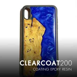 CLEARCOAT200 อีพ็อกซี่เรซิ่นใส แข็ง เงามาก ไม่ฉุน เคลือบใส งานเครื่องประดับ diy เคลือบเคสมือถือ [ชุด mini - 150 กรัม]