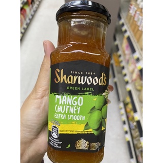 ซอสมะม่วงกวน ตรา ชาร์วูดส์ 360g. Smooth Mango Chutney ( Sharwood’s Brand ) สมูท แมงโก้ ซัตนีย์