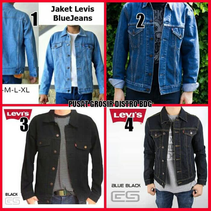 Levis Jacket ขนาดใหญ่ xxl levis xxxl levis xxxxl แฟชั่น Bandung ล่าสุด Cool Distro Jacket Sandwash A