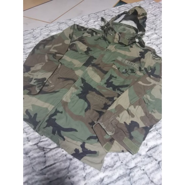 🇺🇸🇺🇸 JACKET M65 WOODLAND CAMO 🇺🇸🇺🇸