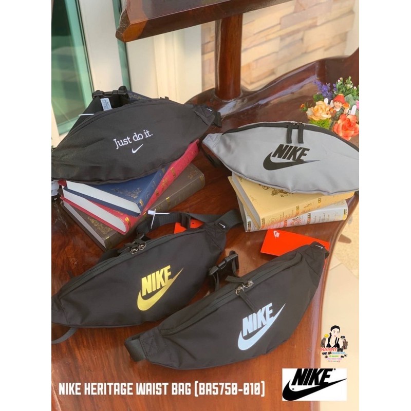 ✅ แท้Outlet💯 NIKE Heritage waist bag กระเป๋าคาดเอวและอก บาร์โค้ตตรงรุ่น