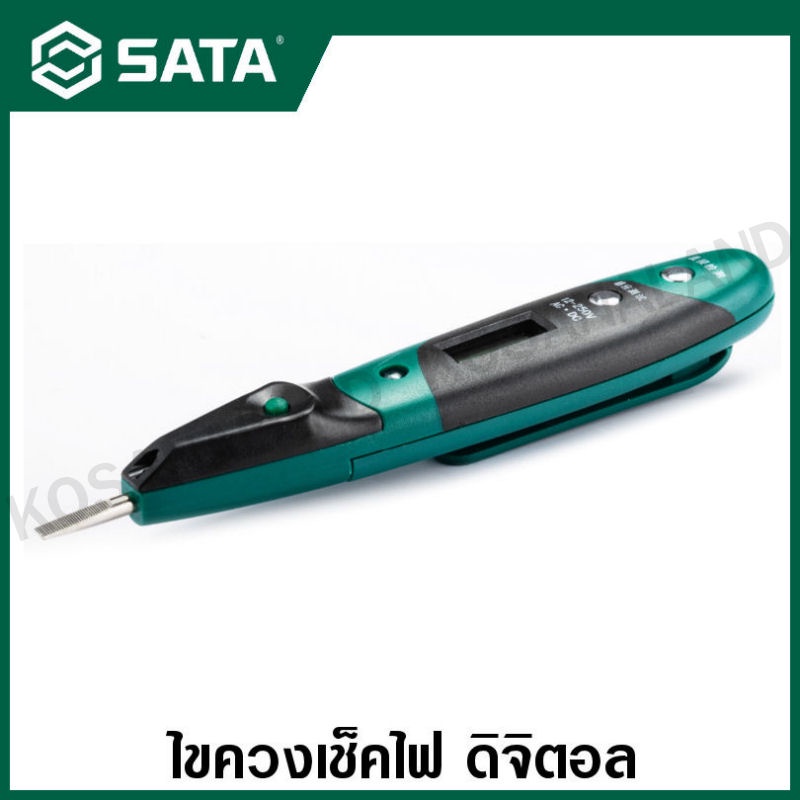 SATA ไขควงเช็คไฟ ดิจิตอล ( Digital Circuit Tester ) ขนาด 5 นิ้ว (130 มม.) , 5.1/2 นิ้ว (140 มม.) รุ่น 62601 , 62602