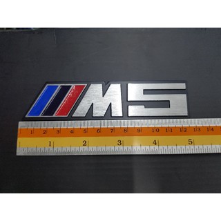 Logo ///M5 งาน อลูมิเนียม 12.5cm