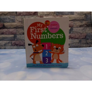 Board Book : My First Number Spanish&amp;English มือสอง