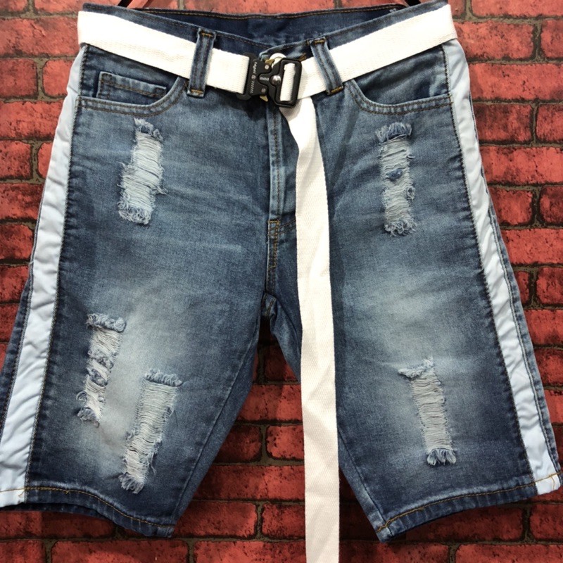 เข็มขัดผ้าหัวเหล็กสไตล์Hold'emdenim