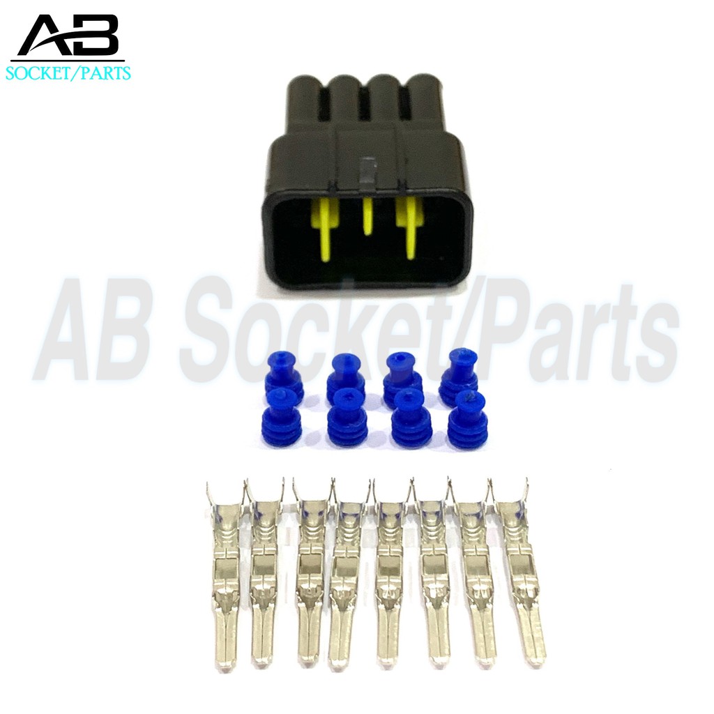 8 Pin Yamaha Motor 125Z( CD I Male )ซ็อกเก็ตควบคุมอิเล็กทรอนิกส์ Conn