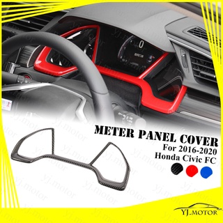 กรอบแผงแดชบอร์ด สําหรับ For Honda Civic FC FK 2016-2021 Dashboard Meter Frame Cover Trim Decoration