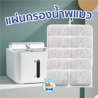 [กรองสะอาดชัวร์] ไส้กรอง น้ำพุแมว  🐱🐈  แบบละเอียด ไส้กรองเรซิ่น+Activated Carbon