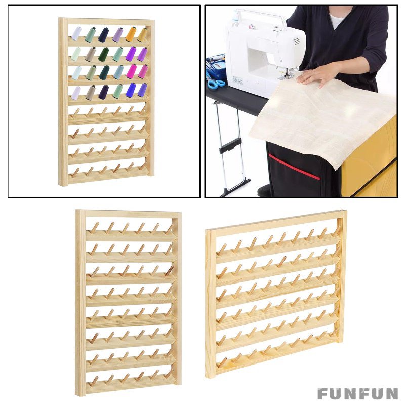 Multi-Spool Sewing Thread Rack Wall-Mounted Sewing Thead Holder ...