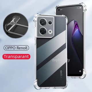 เคสโทรศัพท์มือถือแบบใส กันกระแทก สําหรับ OPPO Reno 8 Pro Plus 5G 8Z Reno8Z 8Pro Reno8 Reno8Pro Reno8Pro+