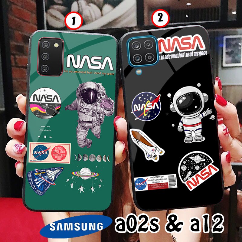 (GS64) Hardcase 2d Glossy & Softcase 2d พรีเมี่ยม NASA ART สมาร์ทโฟนทุกประเภท