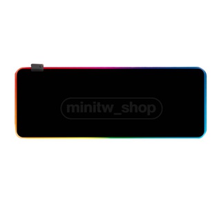 ร้านไทย ส่งไวแผ่นรองเมาส์มีไฟ RGB Mouse Pad Gaming ไฟ 7 สี หนานุ่ม ลื่นไหล แผ่นรองเมาส์เกมมิ่ง แผ่นรองเมาส์เล่นเกม