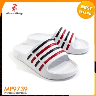 MARCOPONY MP9739-M ไซซ์ 41-44 รองเท้าผู้ชายแบบยางลำลอง งานแตะราคาถูก ใส่เล่น แตะแบบลาย