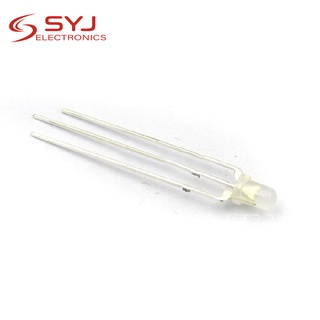 100pcs/lot LED 3mm Round Diffused Red &amp; Green two Color Common cathode LED Diode Light Emitting Diode In Stock