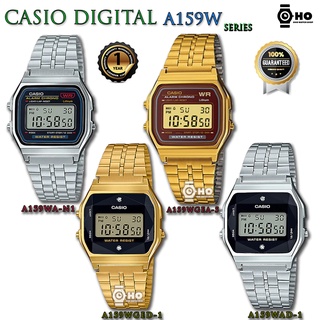 CASIO รุ่น A159WA-N1 A159WGEA-5 A159WAD-1 A159WGED-1 รับประกัน1ปี นาฬิกาข้อมือ นาฬิกาผู้หญิง ของแท้100%