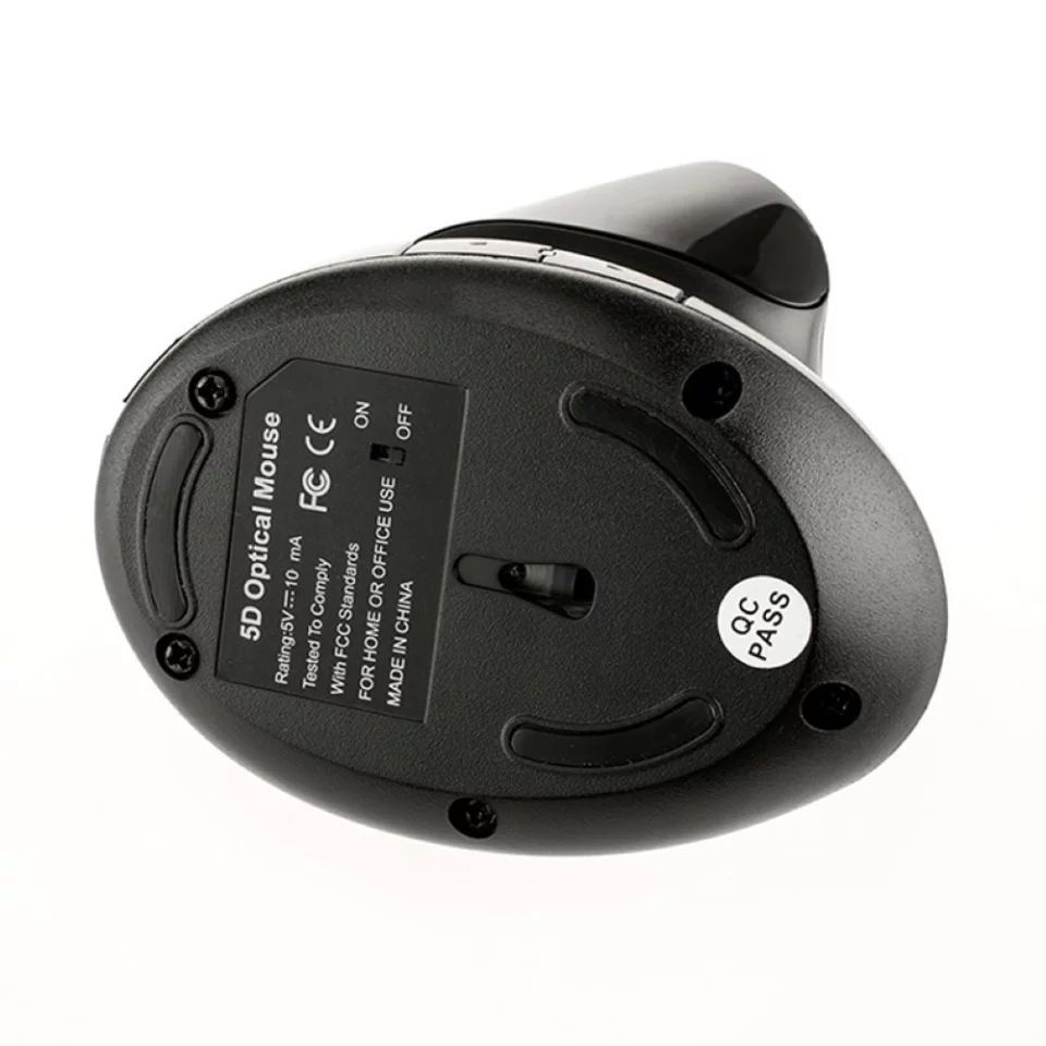 เมาส์เพื่อสุขภาพมือ #เมาส์แนวตั้ง 2.4G Wire Vertical USB 6 Keys Mouse Ergonomic Design Optical 2400DPI Mice #8