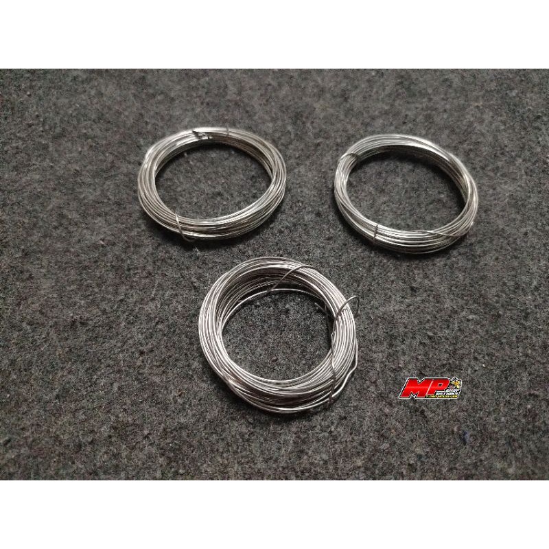 🔥 [ สินค้าพร้อมส่ง ] 🔥 MP ลวดสแตนเลส ถักกันน็อตคลาย ถักรัดกระปุกยาว 5 เมตร
