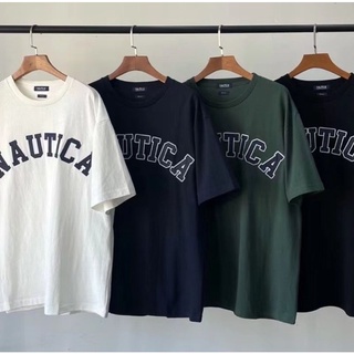 เสื้อผ้าผชเสื้อยืด Nautica(Japan) TOO HEAVY Arch Logo TeeS-5XL