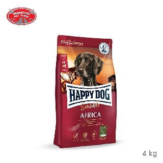 [MANOON] HAPPY DOG Africa 4kg อาหารสุนัขโตสูตรเนื้อนกกระจอกเทศและมันฝรั่ง