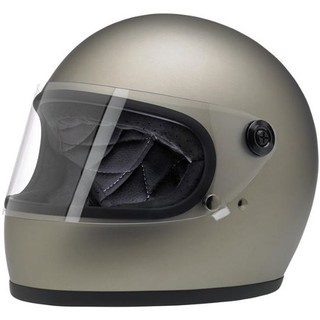 หมวกกันน็อก Biltwell GRINGO S HELMET - FLAT TITANIUM By Life and Kustom