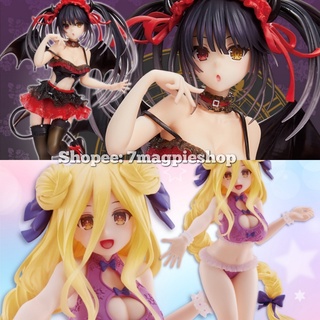 Lot JP🇯🇵 Taito Coreful ฟิกเกอร์แท้ Date A Live IV Mukuro Hoshimiya Tokisaki Kurumi Pretty Devil Swimsuit ver. Figure