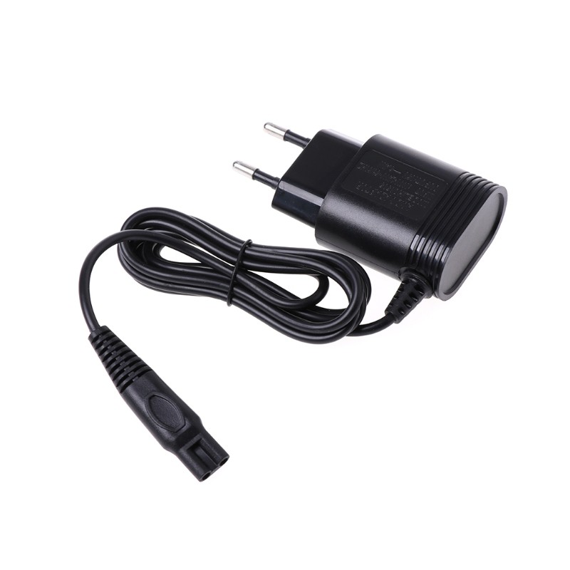 2-Prong Charger EU Plug Power Adapter สําหรับเครื่องโกนหนวด PHILIPS HQ8505/6070/6075/6090
